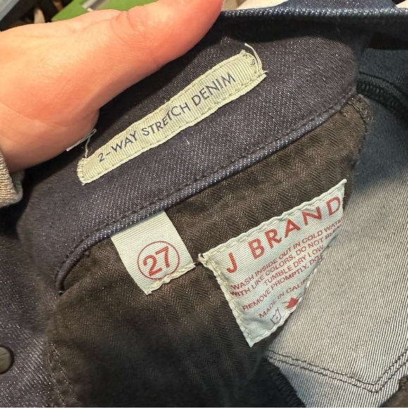 J brand Y2K two way stretch flare leg low rise jeans dark wash - Picture 3 of 7